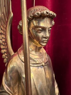 Angels  style Gothic - Style en Bronze, Belgium  19 th century ( Anno 1865 )