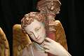 Angels style Gothic - style en plaster polychrome, Belgium 19th century