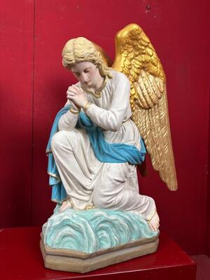 Angels style Gothic - Style en Composite Stone, Belgium  19 th century