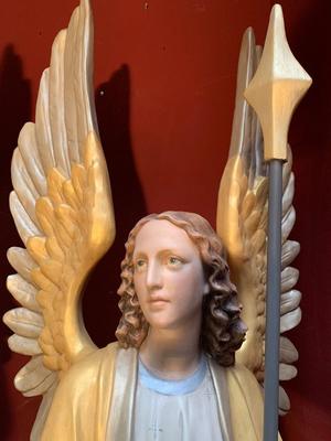 Angels style Gothic - Style en Composite Polychrome, France 19th century