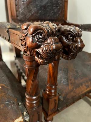 Arm - Chairs  style Gothic - style France 19 th century