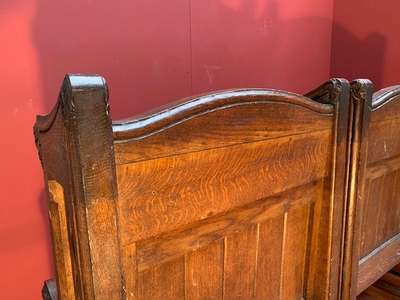 Choir - Stalls style Gothic - style en Oak Wood, England 19 th century