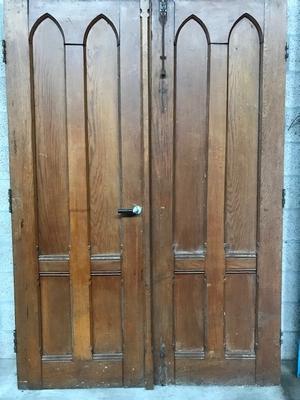 Church Doors  style Gothic - style Belgium 19th century