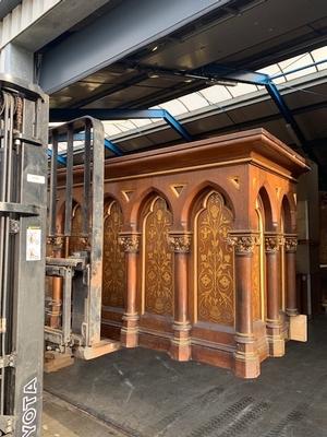 Dismantling Altars 01.2019 Belgium style Gothic - style en Oak wood, Belgium 19th century