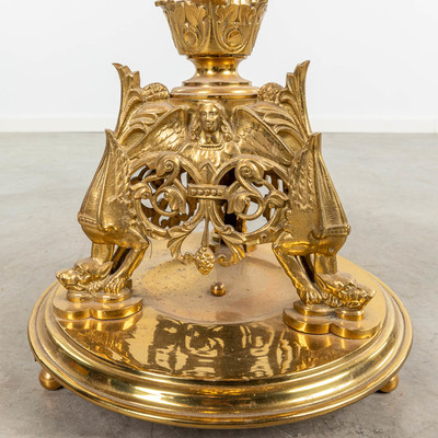 Jardinieres  style Gothic - style en Brass / Bronze / Gilt, France 19 th century