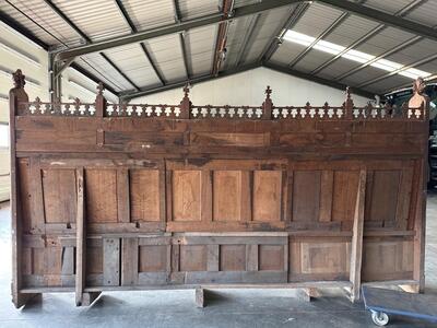 Matching Choir Seats  style Gothic - Style en Oak wood, Belgium  19 th century