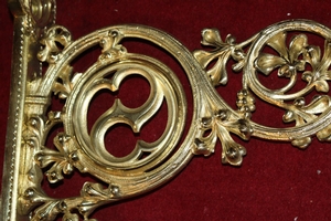 Wall Brackets style Gothic - style en bronze, France 19th century