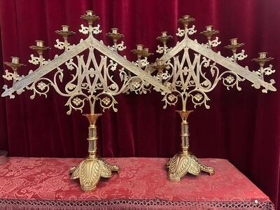 Pair  Matching Candle Holders