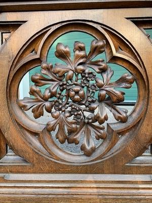 Communion Rail style NEO-CLASSICISTIC en Oak wood, France 19th century ( anno 1875 )