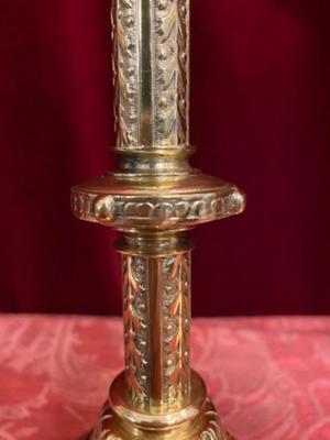 Reliquary - Relic Holders style Neo Classicistic en Bronze / Polished and Varnished, France 19 th century ( Anno 1875 )