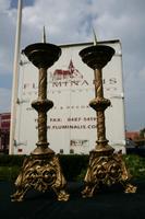 Candle Sticks style NEO-CLASSISISTIC en BRONZE, FRANCE 19 th century