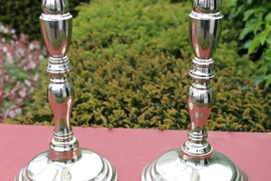 Candle Sticks Measures Without Pin style neo classisistical en Bronze, France 19th century