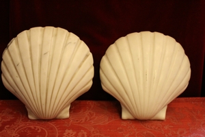 Shells en Carrara Marble, Belgium 19th century