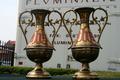 Vases en BRASS , Belgium 19th century