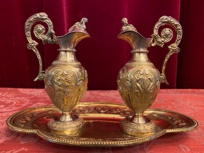 Cruets Full Silver style Baroque - Style en Full - Silver, France 19 th century ( Anno 1865 )