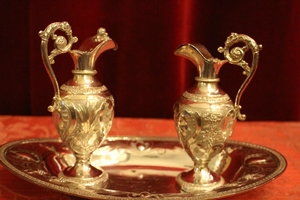 Cruets en full silver, France 19th century ( anno 1870 )