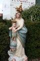 St. Mary With Child  en Plaster polychrome, France 19 th century