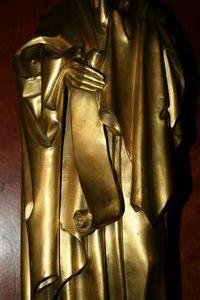 Two Images , Full Bronze , Apostles  St. Simon / St. John